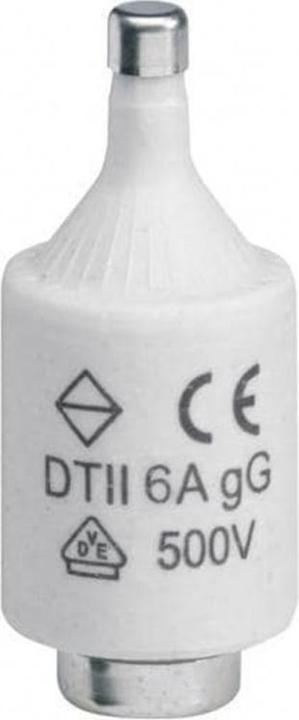 Produktbild Hager Sicherung DII E27 6A 500V gG Melder (6 A)
