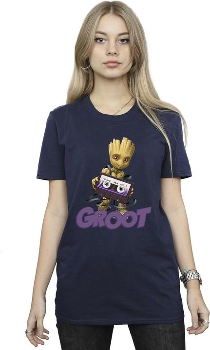 Immagine prodotto Guardians of the Galaxy Groot Casette Maglietta Ampia Donna (S)