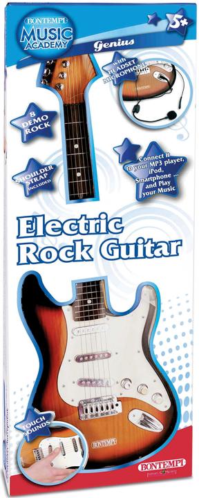 Immagine prodotto Bontempi Chitarra elettrica con tracolla e microfono (Multilingue)