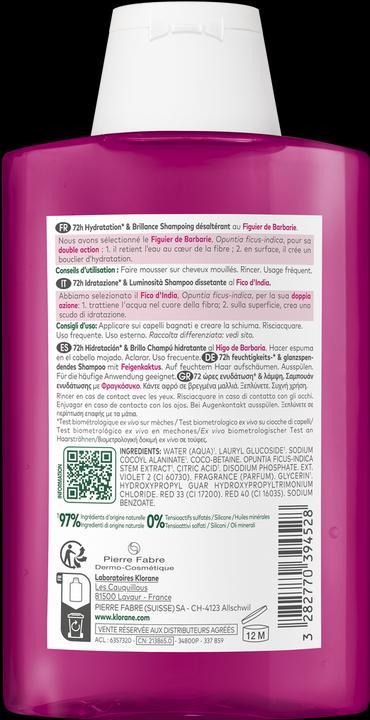 Actual product image Klorane Prickly pear (200 ml, Liquid shampoo)