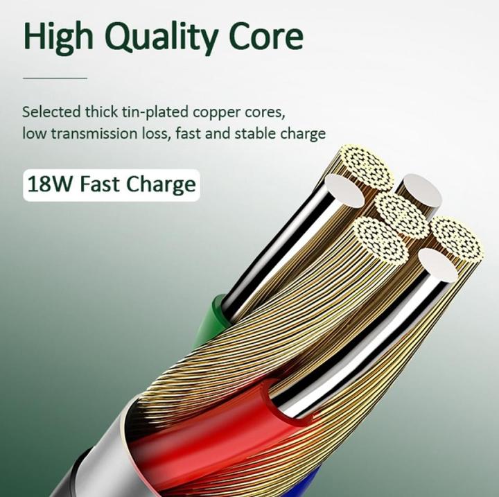 Image du produit Usams U43 Câble de charge rapide USB-C vers lightning 30W, blanc (1.20 m, USB 3.2 Gen 1, 30 W)