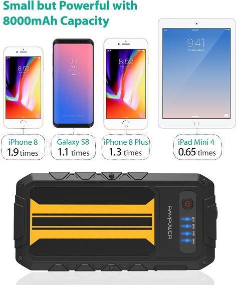Image du produit RAVPower RP-PB007 Car Jump Starter (8000 mAh)
