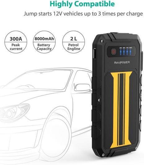 Image du produit RAVPower RP-PB007 Car Jump Starter (8000 mAh)