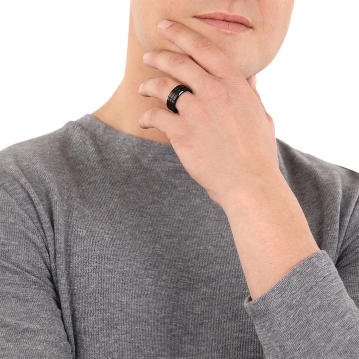 Produktbild S.Oliver Ringe für Herren, Edelstahl (62, 925 Silber)