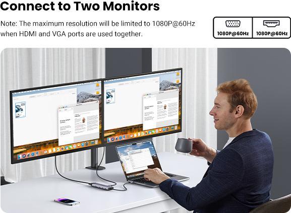 Actual product image Ugreen Hub (USB-C, 10 Ports)