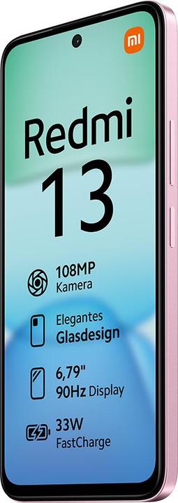 Image du produit Xiaomi Redmi 13 (128 Go, Rose perle, 6.79", Double SIM hybride, 108 Mpx, 4G)