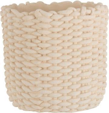 Actual product image J-Line Flower pot Simeon 28.5 cm - Ecru (30.50 cm)
