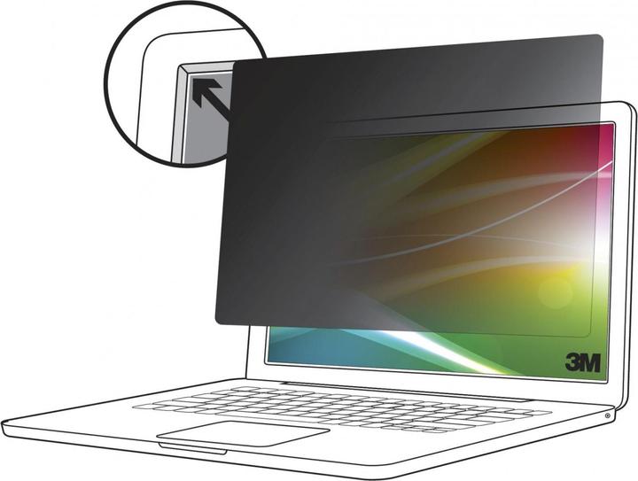 Produktbild 3M Bright Screen Privacy Filter for 30,73cm 12,1Zoll Laptop 16:10 BP121W1B (12.10", 16 : 10)