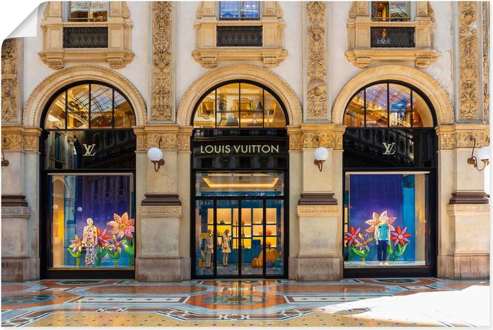 Actual product image Artland Luxury shop window LOUIS VUITTON U4TJ (90 x 60 cm)