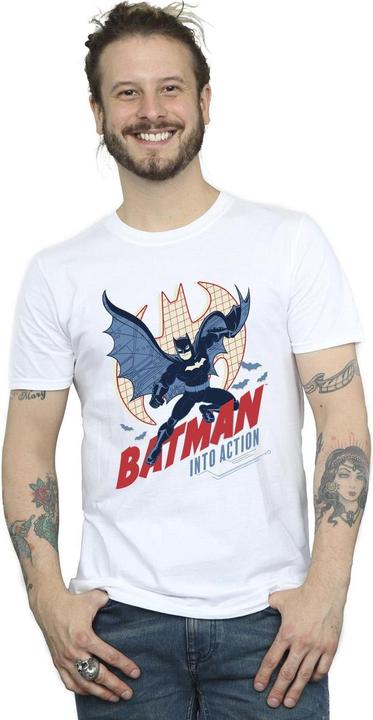 Immagine prodotto Batman Into Action Maglietta Uomo (4XL)