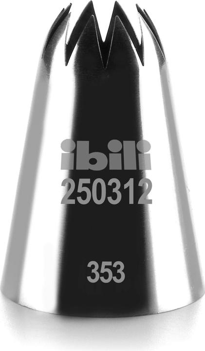 Produktbild Ibili Geschlossene Sterntülle 11 mm Zum Verzieren von Gebäck und Desserts (Spritztüllen)