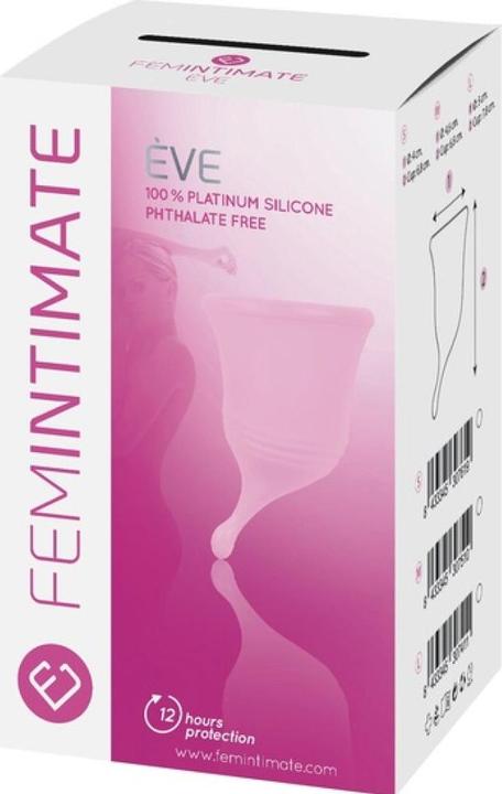 Actual product image Femintimate Menstrual Cup Eve Size S Silicone Pink (S)