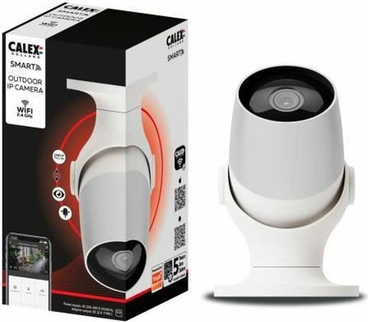 Produktbild Calex Slimme Bewakingscamera voor Buiten - Wifi Beveiligingscamera met 2-Weg Audio - Outdoor IP Camera - 1