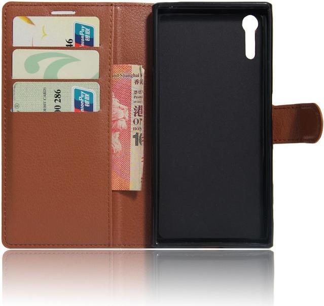 Produktbild MU Classic Leder Hülle mit Litchitextur (Sony Xperia XZs)