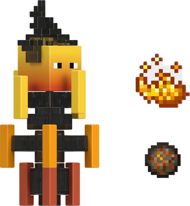Actual product image Mattel MINECRAFT 3.25' CORE FIGURE Blaze