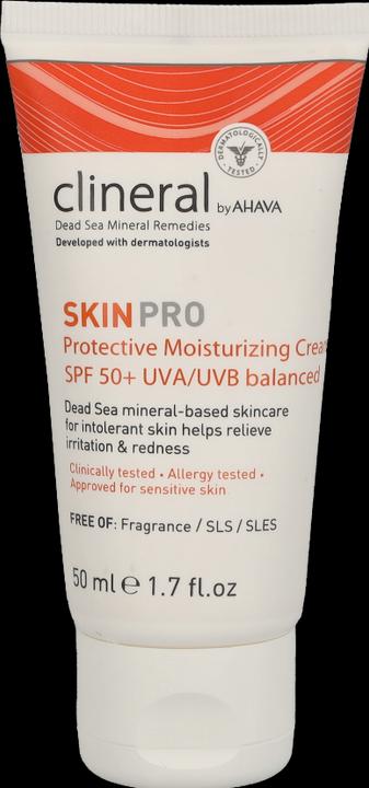 Ahava CLINERAL Protective Moisturizing Cream SPF50 (Sun cream face, SPF 50, 50 ml, 50 g)