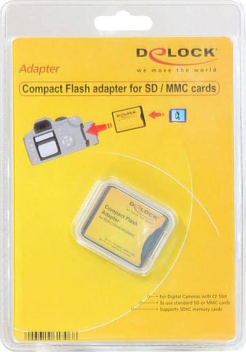 Produktbild Delock Adapter SD - CF II