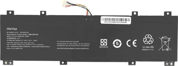 Immagine prodotto Mitsu LENOVO IDEAPAD 100S-14IBR 4400mAh 7.6V