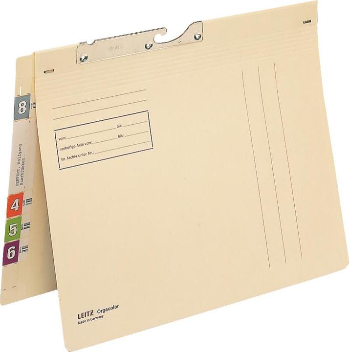 Produktbild Leitz Pendelhefter Orgacolor, A4, Amtsheftung, chamois (A4, 50 x)