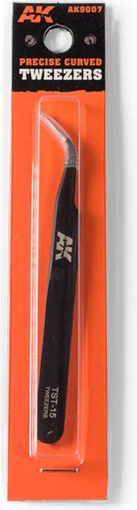 AK Interactive Precise Curved Tweezers