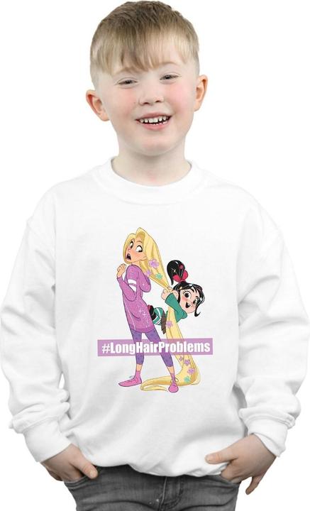 Produktbild Disney Wreck It Ralph Rapunzel And Vanellope Sweatshirt Jungen (116)