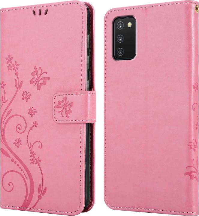 Produktbild Cadorabo Flower Book Hülle (Samsung Galaxy A03s)