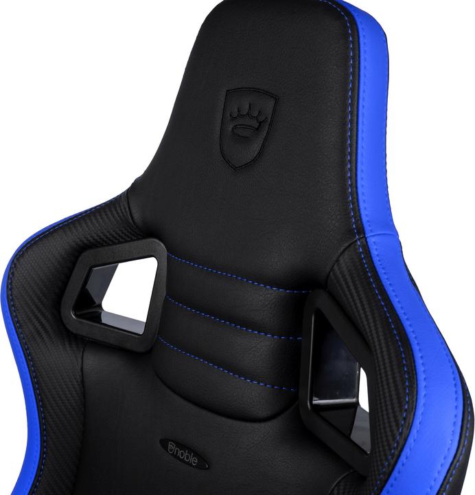 Produktbild noblechairs EPIC Compact Gaming Stuhl - schwarz/carbon/blau