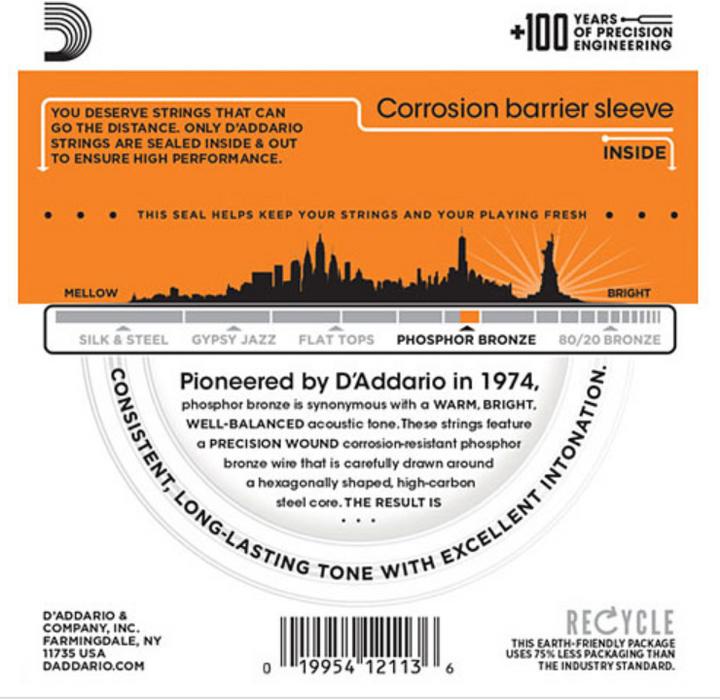 Actual product image D'Addario Ej15 (6 x, Guitar, 0.05")