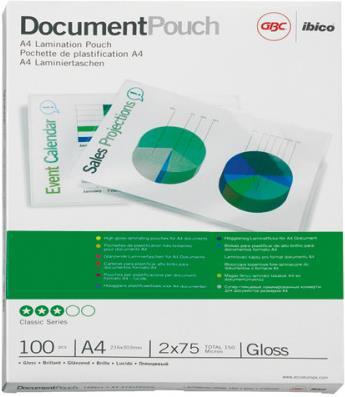 Image du produit GBC PORTE DOCUMENTS - Pochettes à pellicule laminée à chaud (A5, 25 pièce(s), 75 µm)