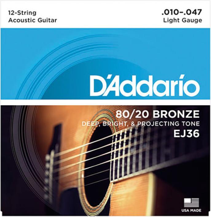 D'Addario Ej36 (12 x, Guitar, 0.05")