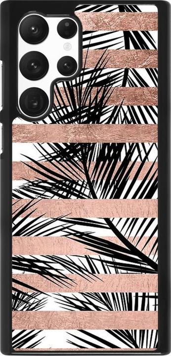 Produktbild PhoneLook Hülle Palm trees gold stripes (Samsung Galaxy S22 Ultra)
