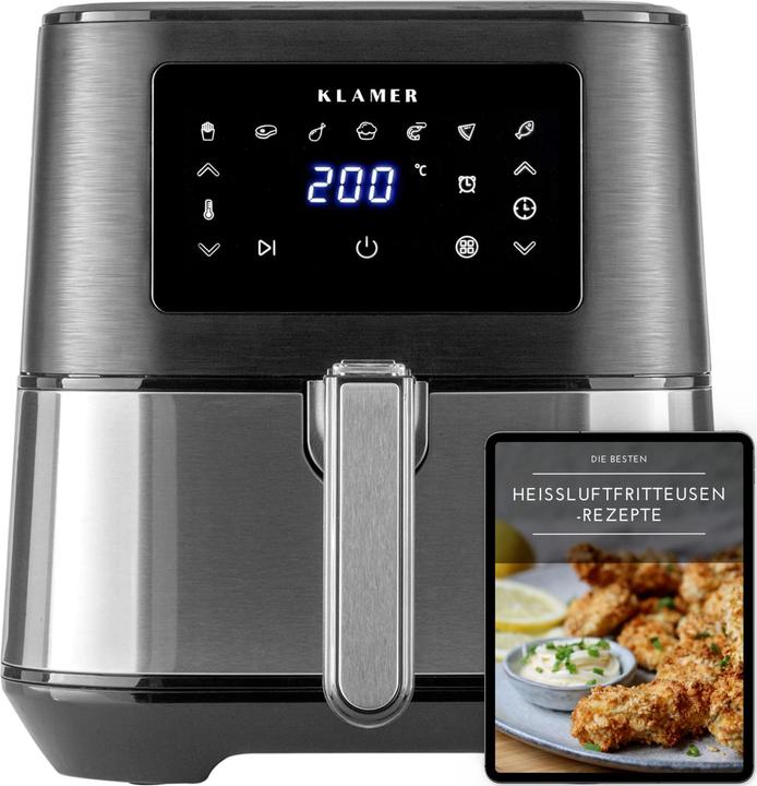Actual product image KLAMER Heissluftfritteuse