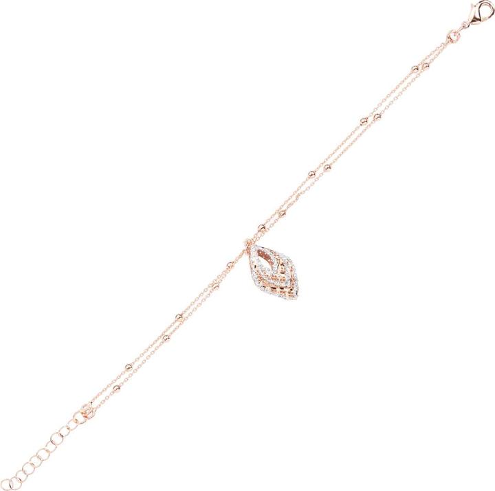 Ottaviani Bronze bracelet with silver glitter
