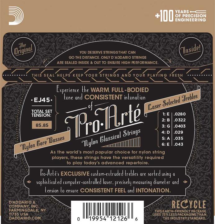 Produktbild D'Addario Ej45 (6 x, Gitarre, 0.04")