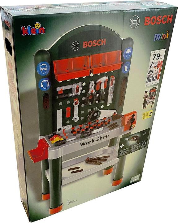 Actual product image Theo Klein Bosch workbench incl. Ixolino cordless screwdriver