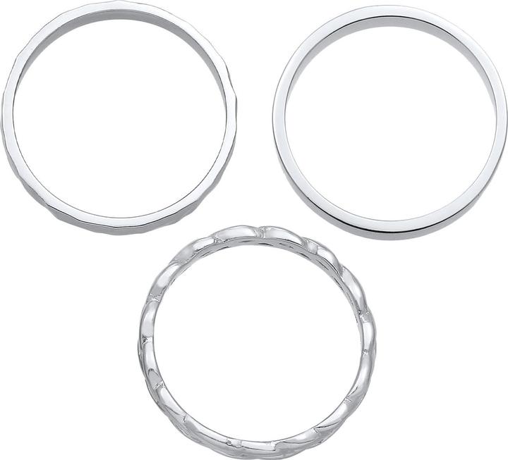Immagine prodotto Elli Organico, Set di anelli (52, 925 Argento)