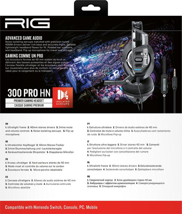 Image du produit Nacon Gaming RIG 300 PRO HN (Filaire)