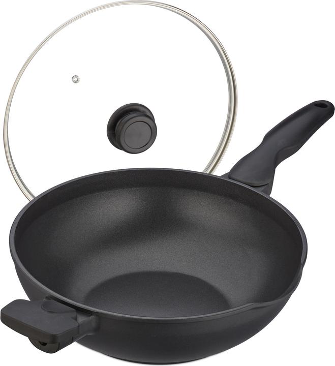 Image du produit Relaxdays Padella wok (30 cm, Wok, Aluminium)