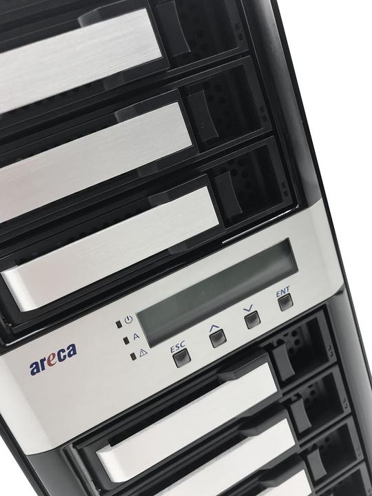 Actual product image Areca ARC-8050T3U-8 - Tower - ROC - Black