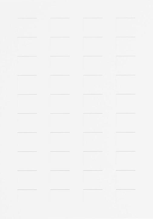 Actual product image Schneider Electric Sheet with 40 labels 18x27mm, f. ZBY5100