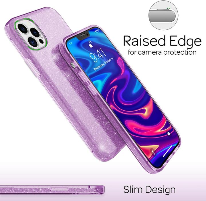 Produktbild Nalia Glitzer Handyhülle (Apple iPhone 12 Pro Max)