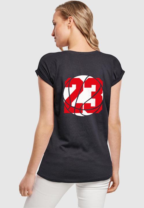 Actual product image Mister Tee Ladies Ballin Box Extended Shoulder Tee - 125211 (XL)