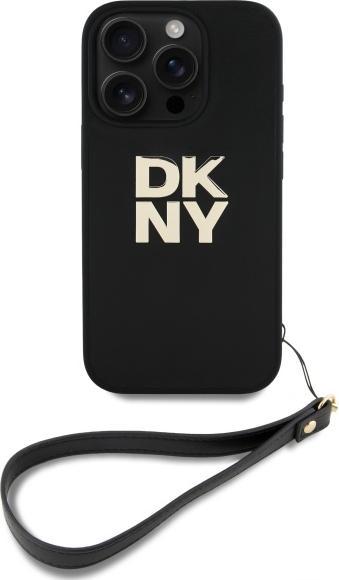 Produktbild DKNY DKHCP16LPBSWSK iPhone 16 Pro 6.3" czarny/black hardcase Wrist Strap Stock Logo (Apple iPhone 16 Pro)
