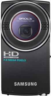 Samsung HMX-U20, FullHD Flash Camcorder, 3x Zoom, Schwarz