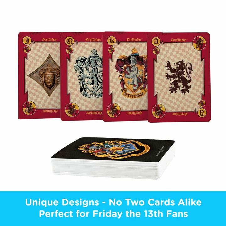 Actual product image Aquarius HARRY POTTER - Crests - Jeu de cartes (English)