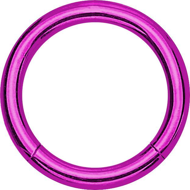 Produktbild Star Piercing Segmentring violett (Chirurgenstahl 316L, ohne Messing)