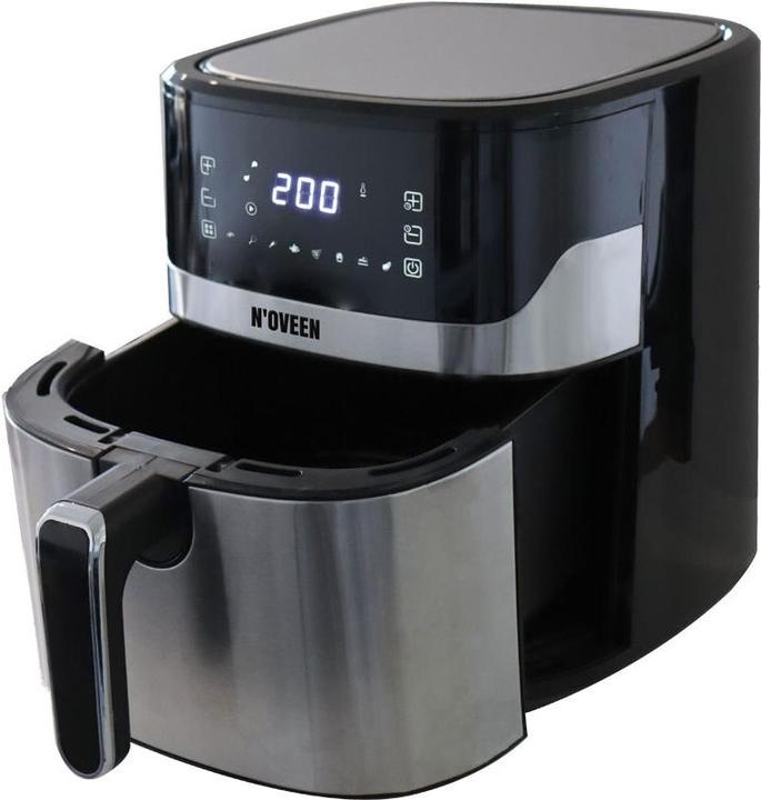 Actual product image Noveen Hot air fryer AF550 6 5 l 1600 W Black Silver