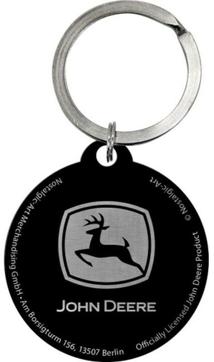 Actual product image Nostalgic-Art Merchandising Nostalgic Art key ring John Deere Ø 4 cm, green/black, motif