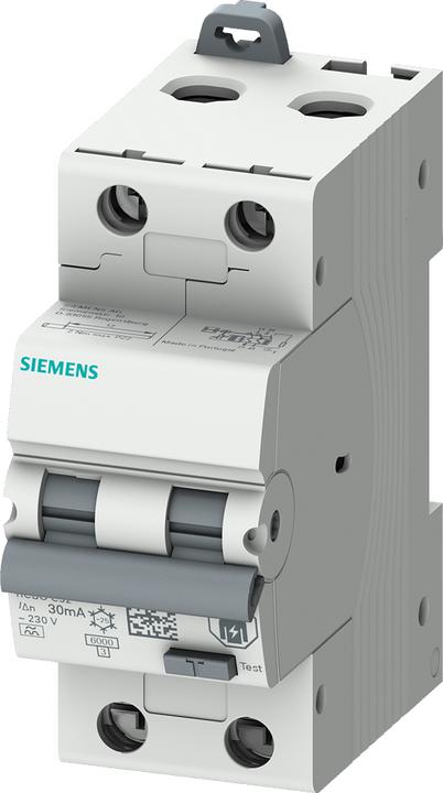 Immagine prodotto Siemens Interruttore differenziale B16 1p+N 0,03A A 5SU1326-6FP16