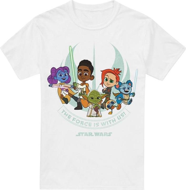 Star Wars Young Jedi Adventure The Force Is With Us TShirt (XL)